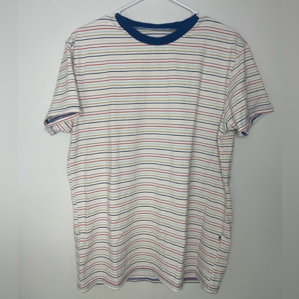 Kickee Pants Multicolor Striped Short Sleeve Tee